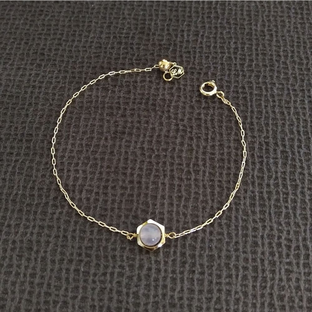 La Meno Hexagon Rose🌹Quartz💎Bracelet